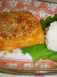 カジキマグロのゴマ照り焼き-レシピのメイン写真