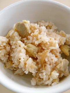 鶏モモと紅しょうがの炊き込みご飯-レシピのメイン写真