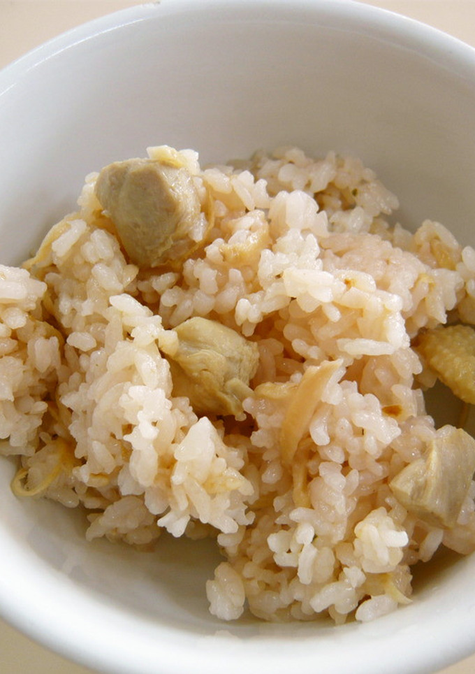 鶏モモと紅しょうがの炊き込みご飯-レシピのメイン写真
