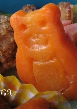 お弁当に♡型抜きにんじんのソテー風　-レシピのメイン写真