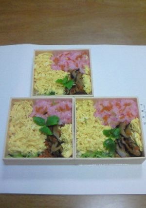 桜の木のちらし寿司-レシピのメイン写真
