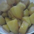 鶏皮スープでジャガイモの煮っころがし