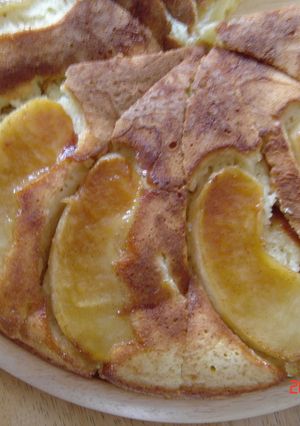 フライパンでシナモンアップルホットケーキ-レシピのメイン写真