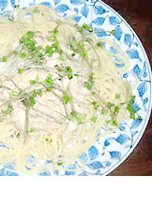 白胡麻スパゲティ-レシピのメイン写真