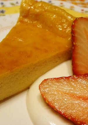 簡単☆カロリーオフ♪　豆腐チーズケーキ-レシピのメイン写真