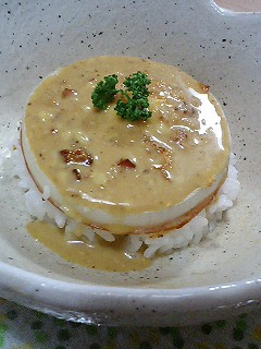 ♡コクウマ♪新玉ねぎのハムエッグ丼♡-レシピのメイン写真