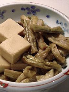 ひなびた味のいもがらと高野豆腐のさっと煮-レシピのメイン写真