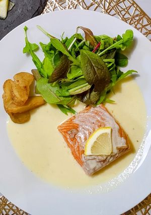 簡単オシャレ！サーモンクリームソース-レシピのメイン写真