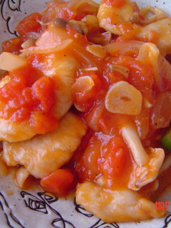 鶏むね肉の野菜たっぷりトマト煮込み-レシピのメイン写真