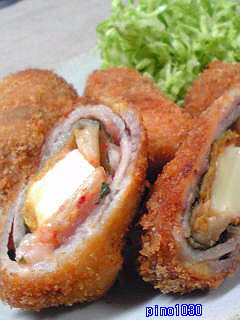 ご飯が進む進む♪豚キムチーズカツ-レシピのメイン写真