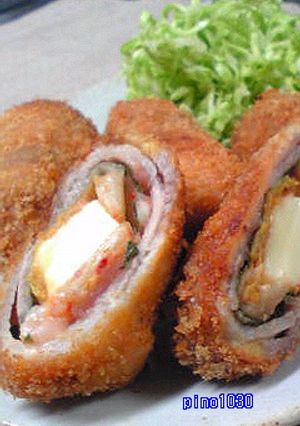 ご飯が進む進む♪豚キムチーズカツ-レシピのメイン写真