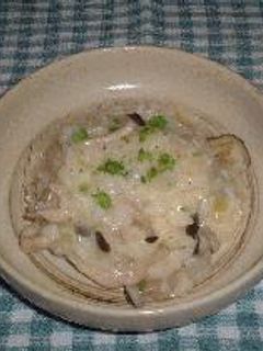 電子レンジでしめじとナスのリゾット-レシピのメイン写真