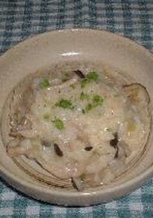 電子レンジでしめじとナスのリゾット-レシピのメイン写真