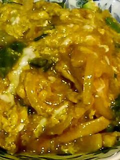 カレー南蛮親子丼-レシピのメイン写真