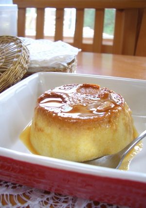 バナナカスタードプリン-レシピのメイン写真
