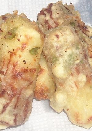 木の芽入り衣のチーズ入り生食竹輪天-レシピのメイン写真