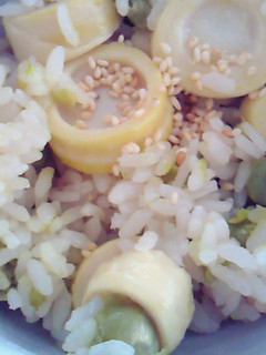 はちくと豆の炊き込みご飯-レシピのメイン写真