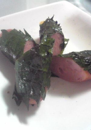 お弁当に♬ウィンナーのマヨ青じそ巻き-レシピのメイン写真