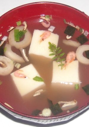 川海老入り松茸のお吸い物-レシピのメイン写真