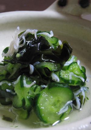 きゅうりとわかめ、ちりめんじゃこの酢の物-レシピのメイン写真