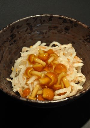 なめこドレッシングと大根のサラダ-レシピのメイン写真