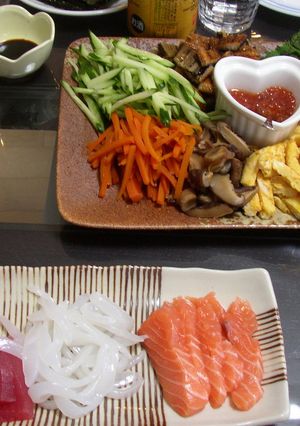 手巻き寿司！-レシピのメイン写真