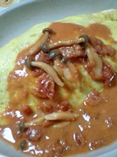 ☆オムライス☆トマトクリームソースで♪-レシピのメイン写真