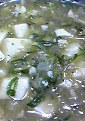 ぶきっちょさんの塩マーボー豆腐-レシピのメイン写真