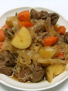 牛すじの肉じゃが-レシピのメイン写真