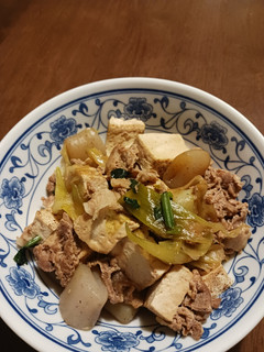 豚こまと焼き豆腐の牡蠣醤油炒め-レシピのメイン写真