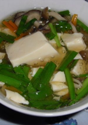 豆腐ときのこのあんかけスープ-レシピのメイン写真