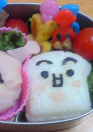 キャラ弁　　ラブラブ弁当-レシピのメイン写真