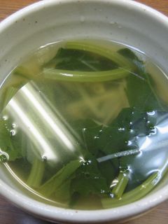 ほうれん草のスープ-レシピのメイン写真
