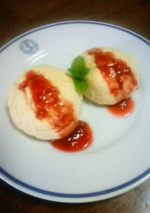 簡単★スコーン★いちごジャムのせ-レシピのメイン写真