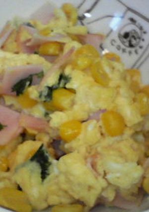 ハムコーンエッグ☆朝食やお弁当に-レシピのメイン写真