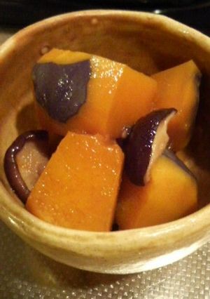 母秘伝♪かぼちゃの煮物～しいたけ入り～-レシピのメイン写真