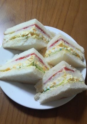 お店っぽい(?) サンドイッチ-レシピのメイン写真