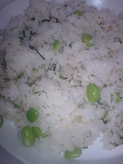 枝豆とシソの混ぜごはん-レシピのメイン写真