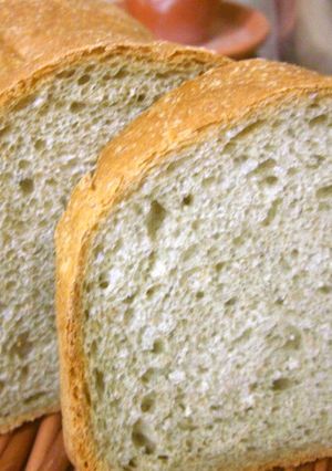 ＨＢでよもぎとライ麦のサックリ食パン-レシピのメイン写真