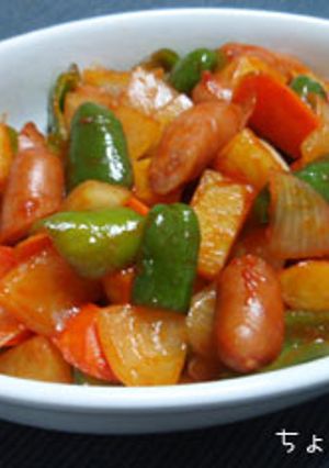 酢豚風野菜炒め-レシピのメイン写真