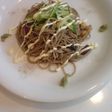 ミックスビーンズの蕎麦パスタ