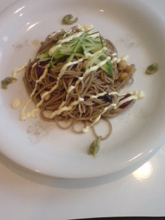 ミックスビーンズの蕎麦パスタ-レシピのメイン写真