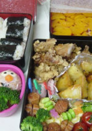 春の遠足お弁当♪エルモ入り！運動会にも★-レシピのメイン写真