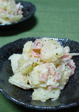 鮭入りじゃがマヨ☆ポン酢がけ-レシピのメイン写真