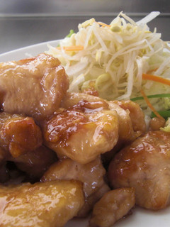 鶏むね肉の梅肉ソース♪-レシピのメイン写真