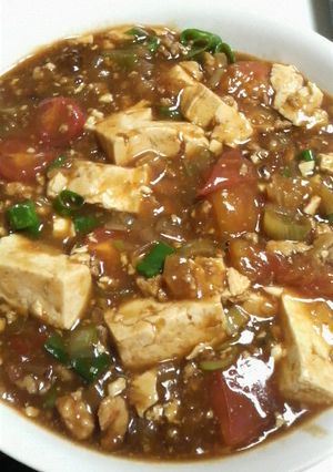 麻婆トマ豆腐-レシピのメイン写真
