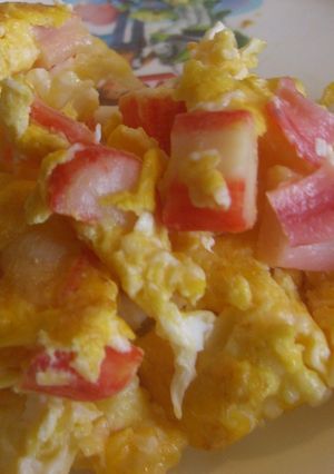 かにカマ玉子焼-レシピのメイン写真