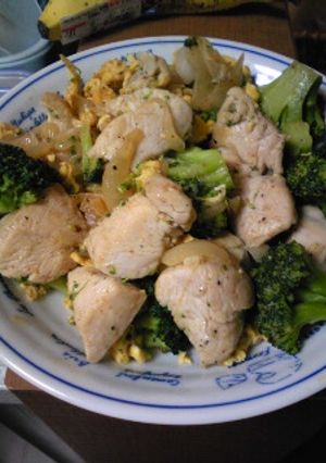 鶏肉とブロッコリーのマヨ炒め-レシピのメイン写真