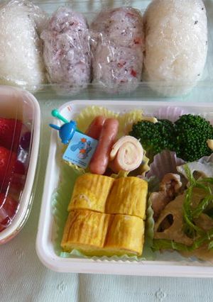 幼稚園の親子遠足弁当-レシピのメイン写真