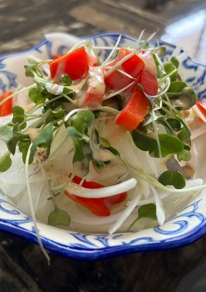 簡単☆オニオンサラダ🥗wz胡麻ドレ-レシピのメイン写真